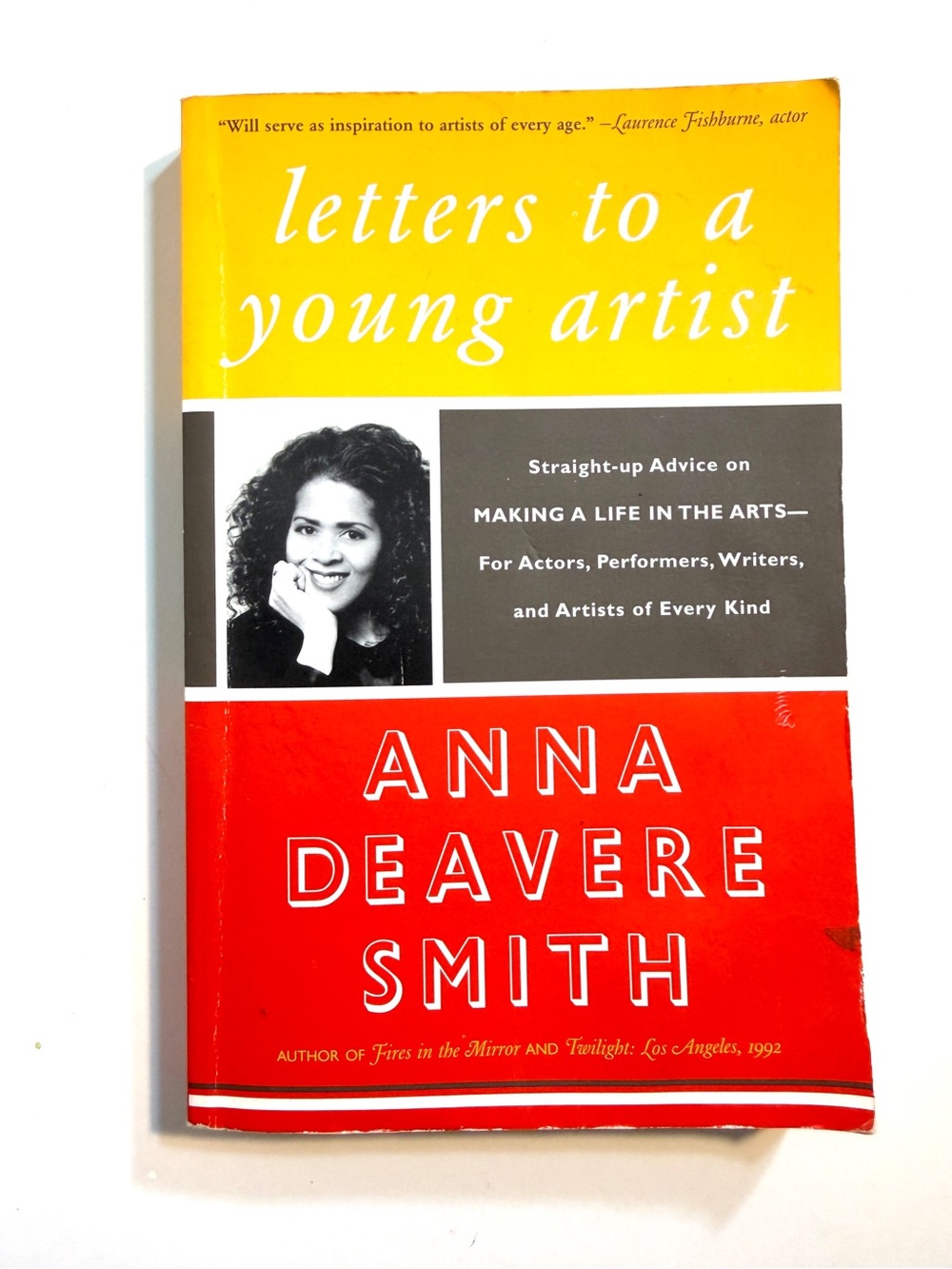 💙 5/$25 📕 Letters to a Young Artist, Anna Deavere Smith